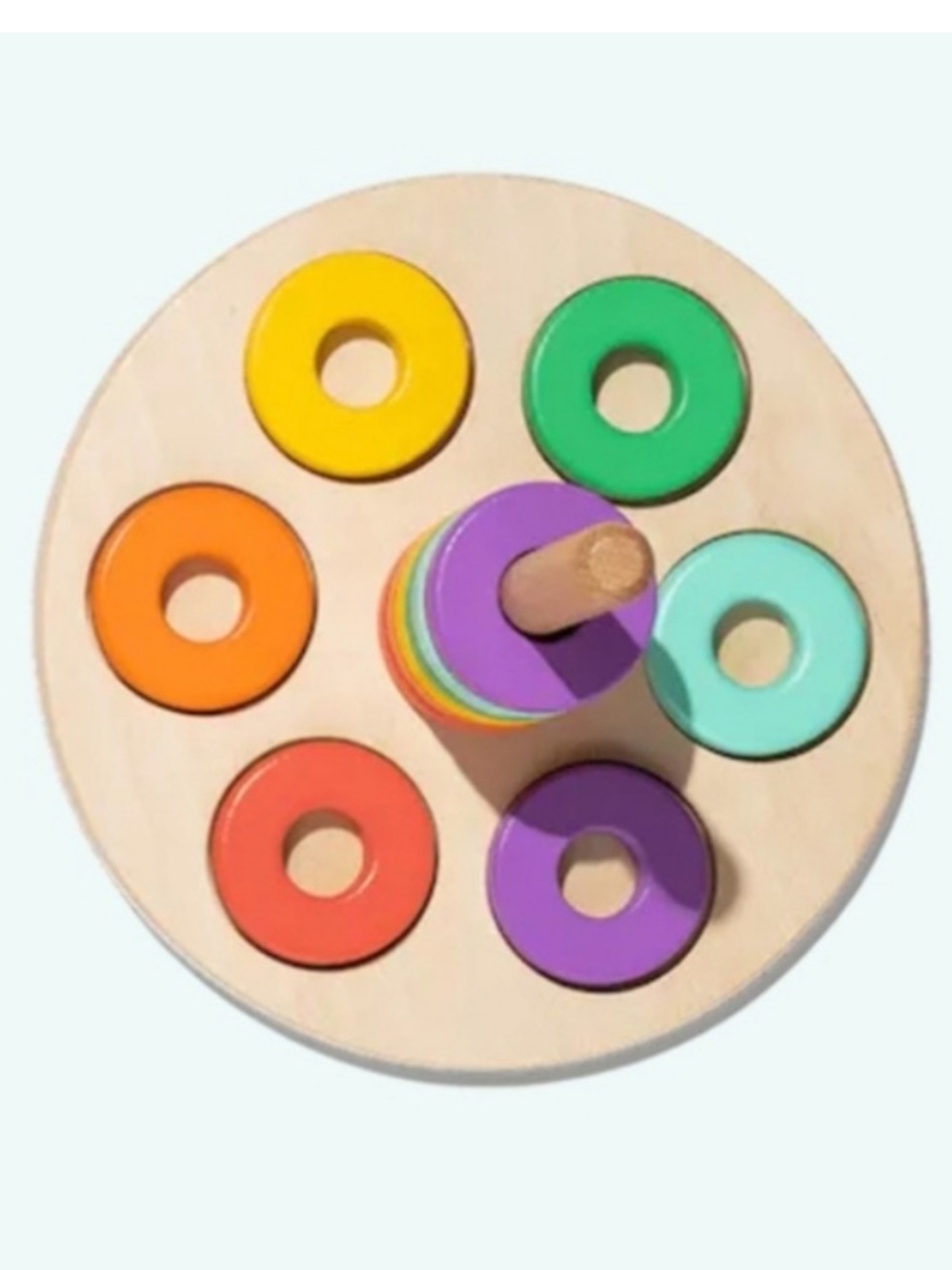 LOVEVERY Flexible Wooden Ring Stacker